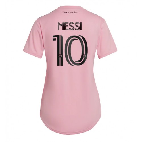 Dámy Fotbalový dres Inter Miami Lionel Messi #10 2023-24 Domácí Krátký Rukáv